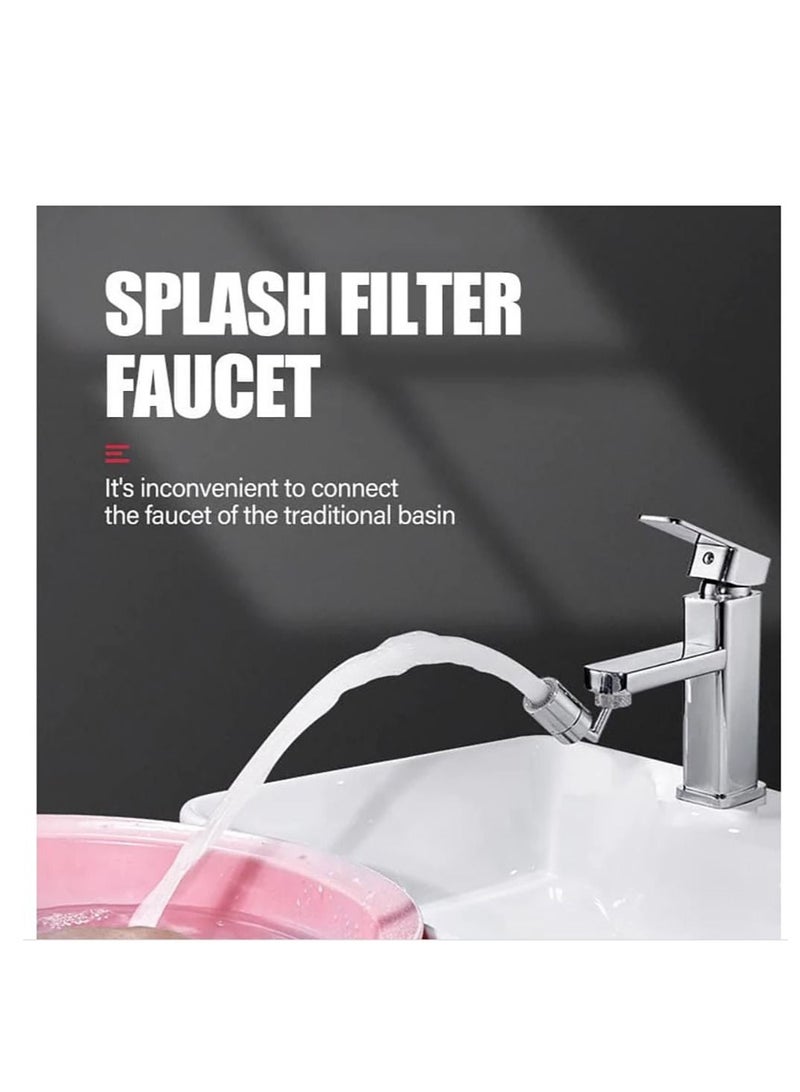 Flexible faucet connection head 720° rotatable - Image 5