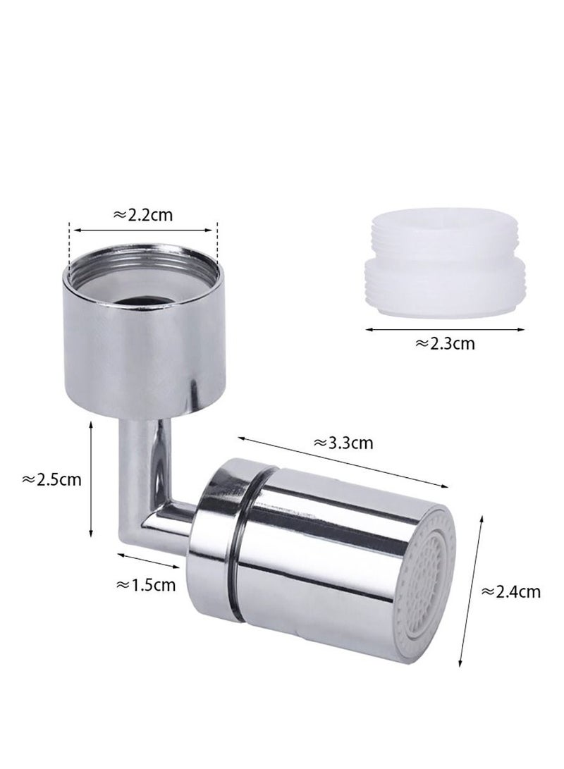 Flexible faucet connection head 720° rotatable - Image 3