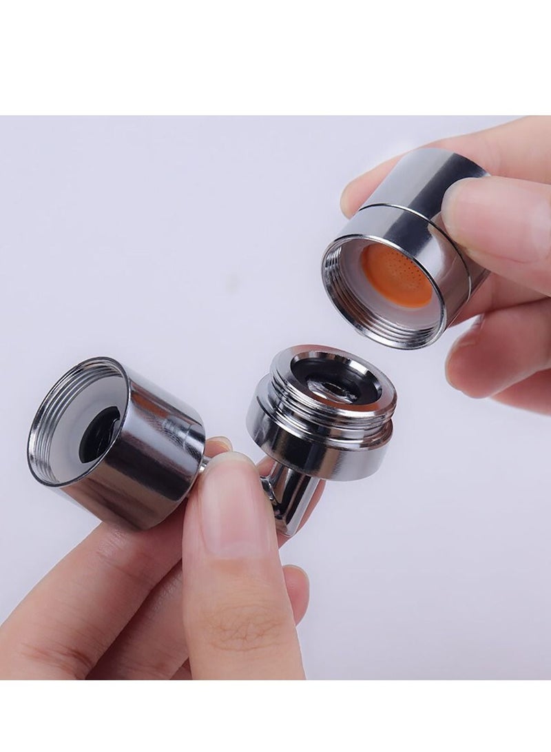 Flexible faucet connection head 720° rotatable - Image 2