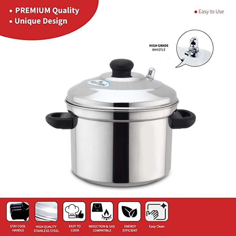 Missippi Missippi 24 Cavity 6 Plate Idli Cooker, 24 Idli Maker Stainless Steel Idli Maker 24 Cavity Stainless Steel Idly Pot (6 Plate 24 Idli) - 6 ICM + Lifter  - Image 4