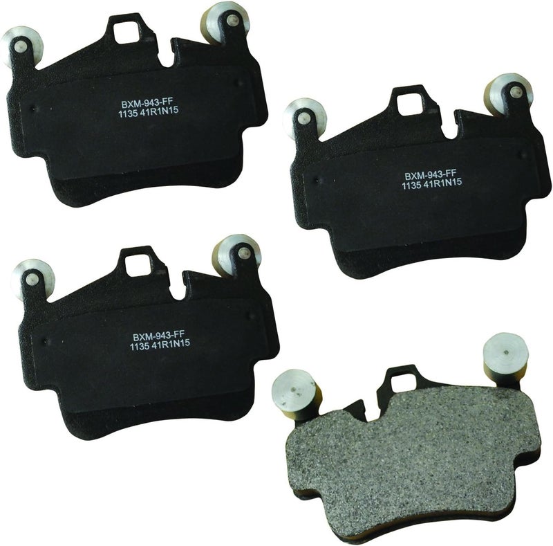 Bendix Premium SBM1135 Semi-Metallic Brake Pads for Porsche 911 2008-2006, 911 2010, 911 2012, Boxster 2008, Boxster 2012-2010, Cayman 2012-2010 - Image 1