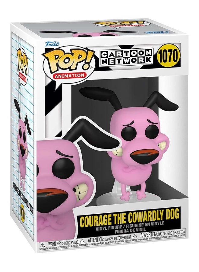 Funko Funko POP! Animation Cartoon Network Courage The Cowardly Dog Vinyl Figure (9.5 cm)  - Image 1