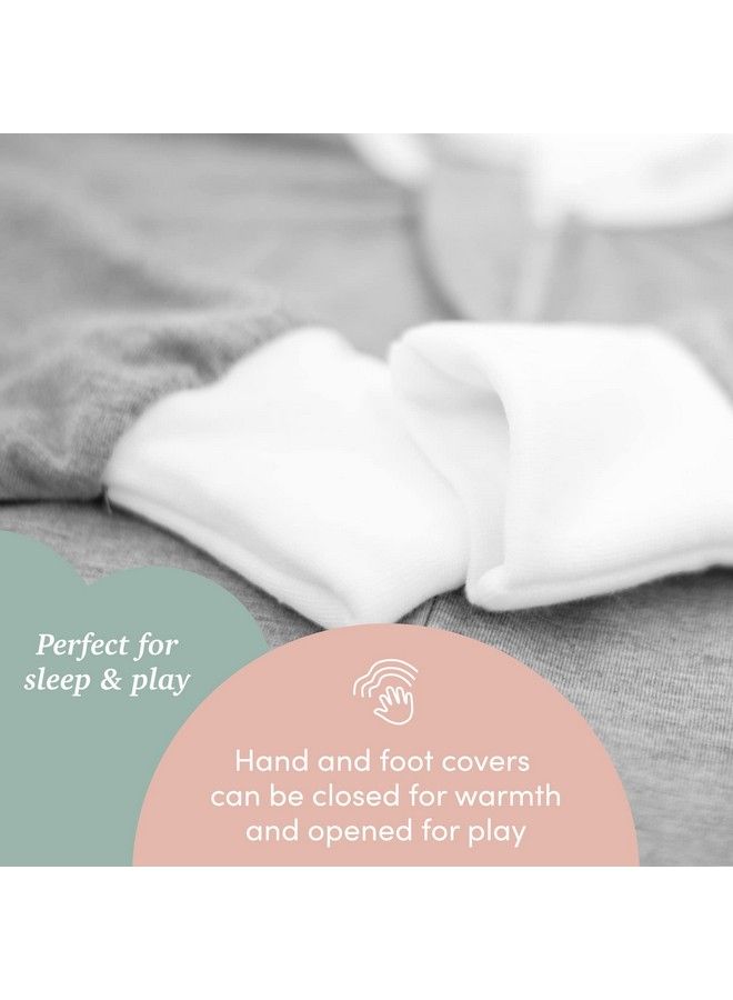 SleepingBaby Flying Squirrel Wearable Cotton Blanket With Noslip Cuffs For Toddlers Comfortable Sleepwear Heather Grey 1224 Months - Image 5