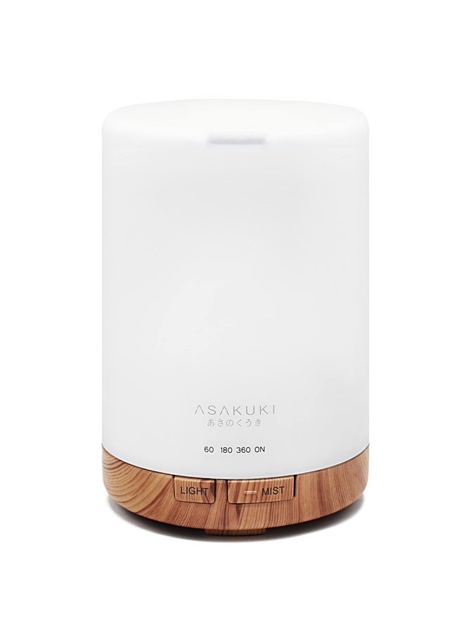 ASAKUKI 300ML Essential Oil Diffuser, Quiet 5-in-1 Premium Humidifier, Natural Home Fragrance Aroma Diffuser with 7 LED Color Changing Light and Auto-Off Safety Switch - Image 1
