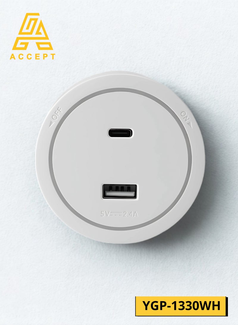 اكسبت فيش 10 أمبير Type-C & USB يعمل على مجرى الأفياش الكهربائي  - Image 1