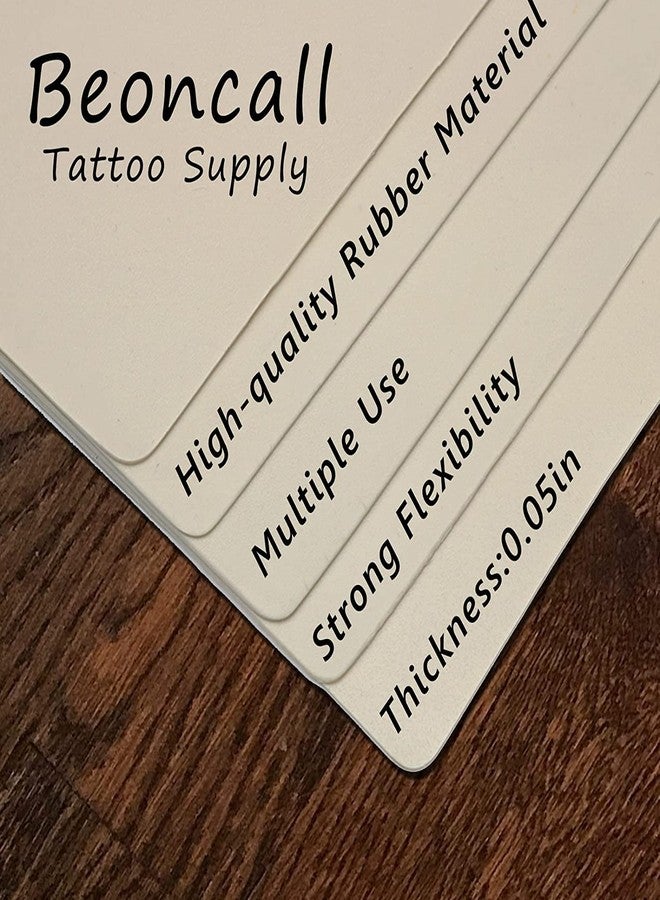 Beoncall Fake Practice Skin - Beoncall Fake Skin 20Pcs Blank Skin Practice 8×6in Soft Silicone Fake Skin Double Side Microblading Practice Skin - Image 5