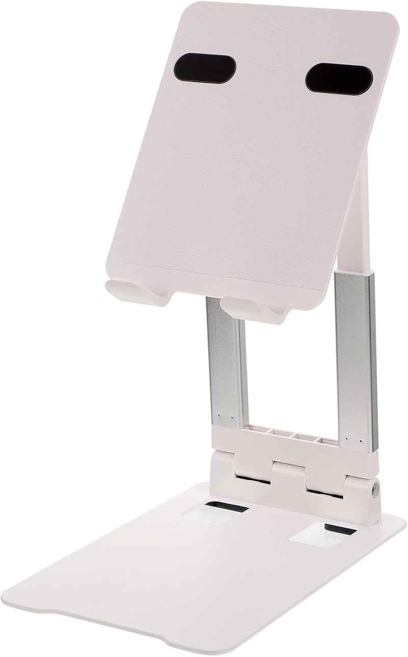 Adjustable Aluminum Tablet Stand Metal Holder for Desk with Lift Frame Multi-Angle Universal Tablet Organizer for Home and Office Use - Image 1