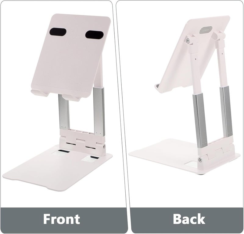 Adjustable Aluminum Tablet Stand Metal Holder for Desk with Lift Frame Multi-Angle Universal Tablet Organizer for Home and Office Use - Image 3