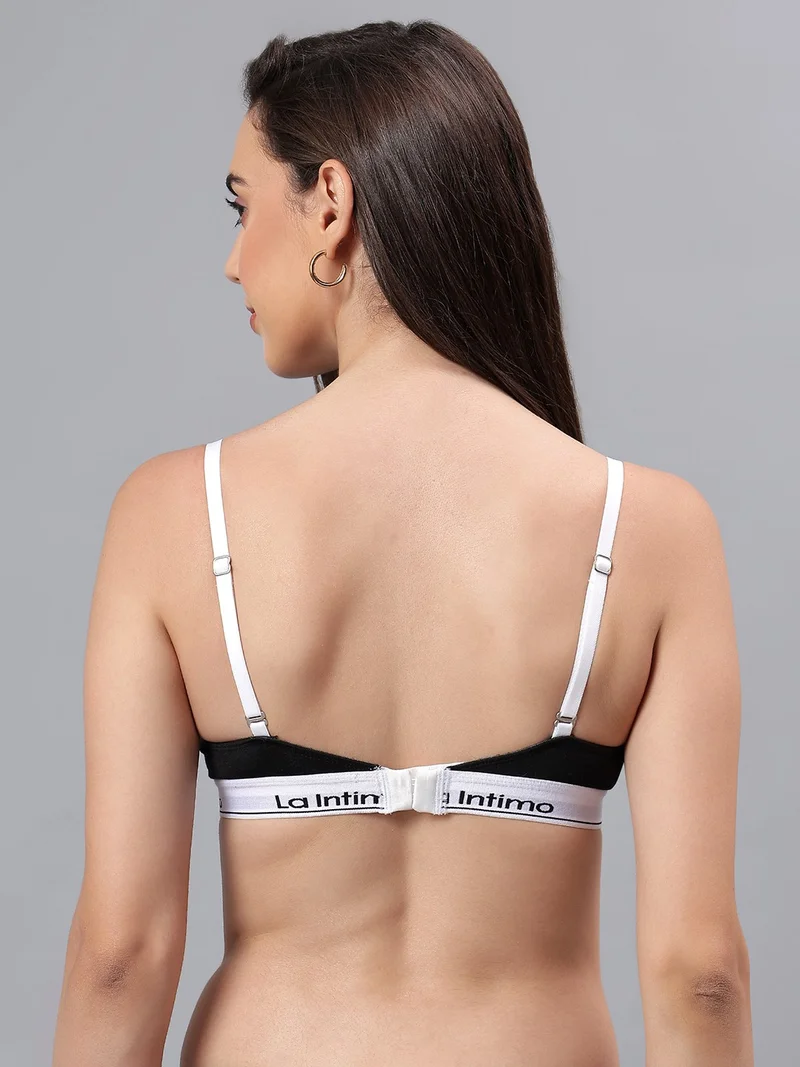 La Intimo Adjustable Straps Semi-Padded Bralette