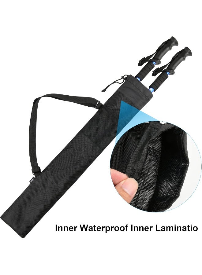 CM حقيبة حمل محمولة CM Cosmos لحفظ عصا المشي وأعمدة الرحلات والتسلق، لون أسود - Image 4