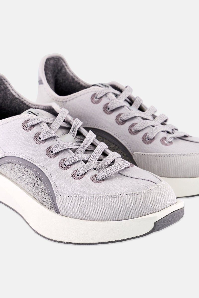Allbirds Women Riser Lace Up Casual Shoes, Light Grey - Image 3