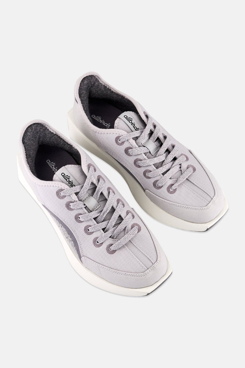 Allbirds Women Riser Lace Up Casual Shoes, Light Grey - Image 4