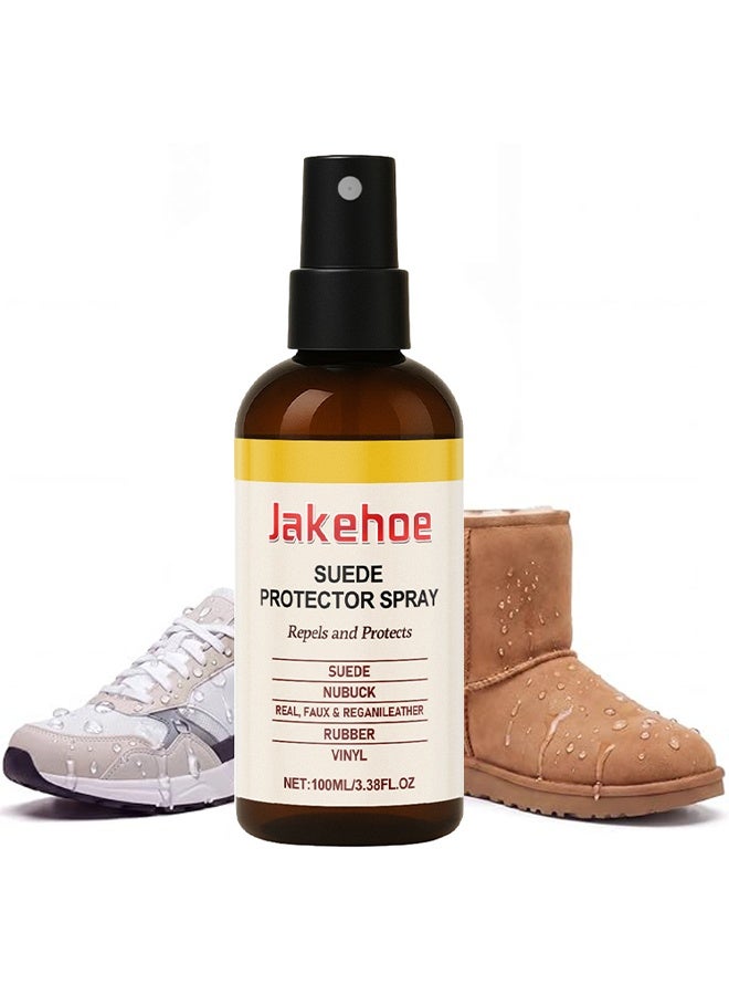 Jakehoe بخاخ واقٍ للسويد، مقاوم للماء والبقع، حماية طويلة الأمد للأحذية، والسترات، والحقائب، والقبعات 100 مل - Image 1