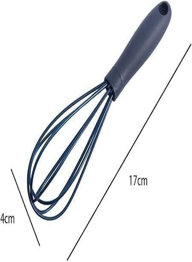 BWESOO 2Pcs Black Mini Silicone Whisk, 6.7inch Non-Scratch Non-Stick, Milk and Egg Beater Blender, Hand Egg Mixer, Kitchen Tool for Cooking, Baking, Mixing, Stirring, Kitchen Utensils - Image 2