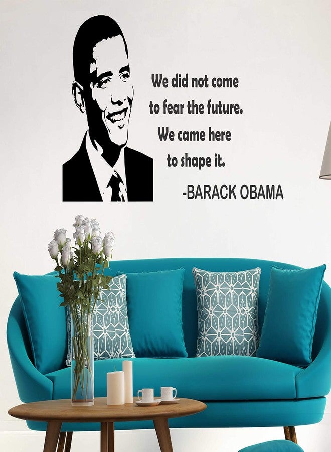 LANS WALLSTICKY Motivational Quote by Obama Sticker - Image 1