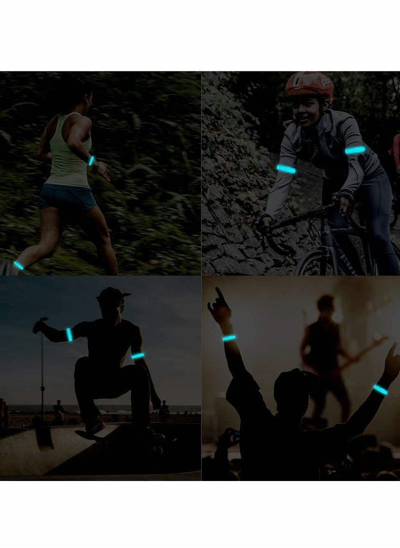 Excefore Running Light for Runners (2 Pack) Rechargeable LED Armband Reflective Gear, Up Band Joggers Bikers Walkers Night Accessories  - Image 5