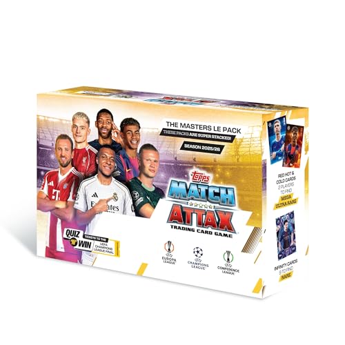Topps UEFA Champions League Match Attax 2025-26 Trading and Collectible Card Game (The Masters LE Pack) - Image 1