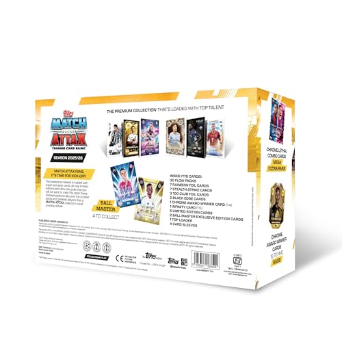Topps UEFA Champions League Match Attax 2025-26 Trading and Collectible Card Game (The Masters LE Pack) - Image 2