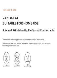 Generic 2-Piece Towel Set, Combed Cotton, Superior Quality, Quick Dry Highly Absorbent Thick Bathroom Soft Hotel Towels for Bath And Spa, Towel Set Includes 1 Bath Towel, 1 Hand Towel or Face Towel, Grey  - Image 3