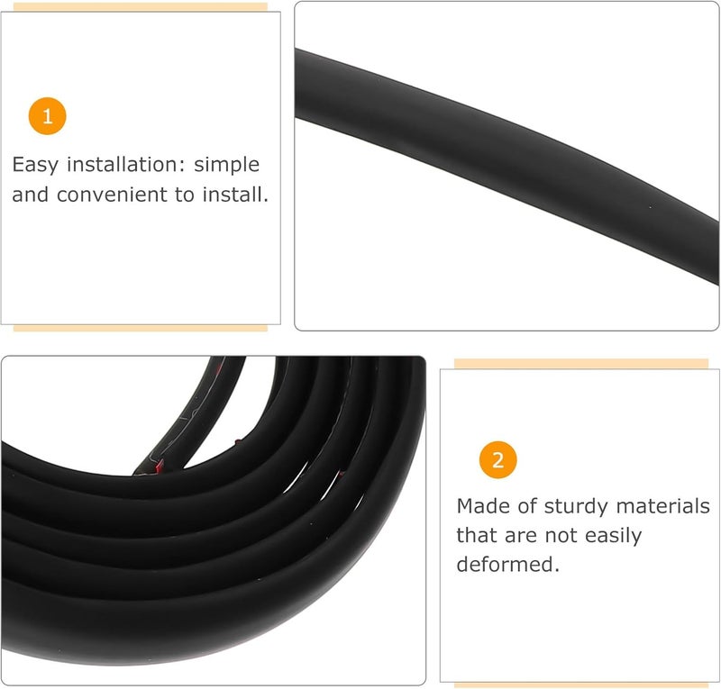 Car Windshield Seal Strip and Automotive Door Edge Trim 18x10mm 2m Weatherstripping for Noise Insulation and Water Protection Universal Car Window Seal - Image 3