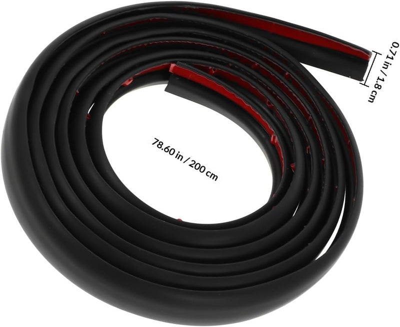 Car Windshield Seal Strip and Automotive Door Edge Trim 18x10mm 2m Weatherstripping for Noise Insulation and Water Protection Universal Car Window Seal - Image 2