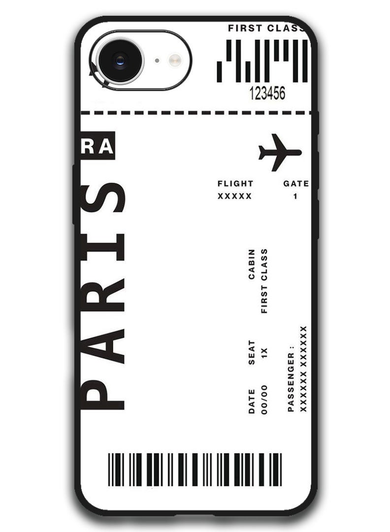 Theodor Case Compatible with Apple iPhone 16e 6.1 Inch Protection Shockproof Bumper Cover - Paris Pass - Image 1