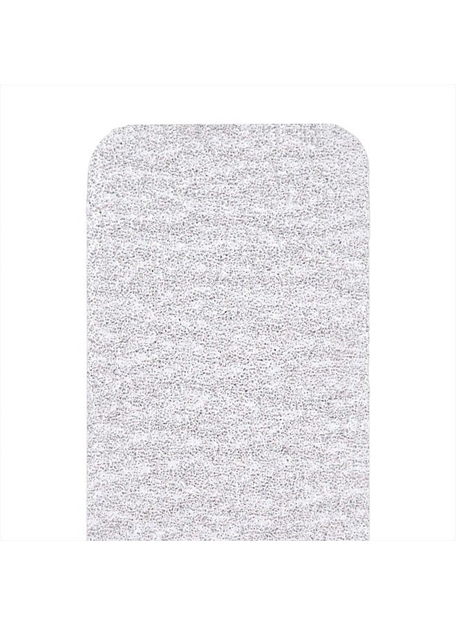 10pcs - PANA Jumbo Double-Sided Emery Nail File for Manicure, Pedicure, Natural, and Acrylic Nails - Zebra (Grit 80/80)