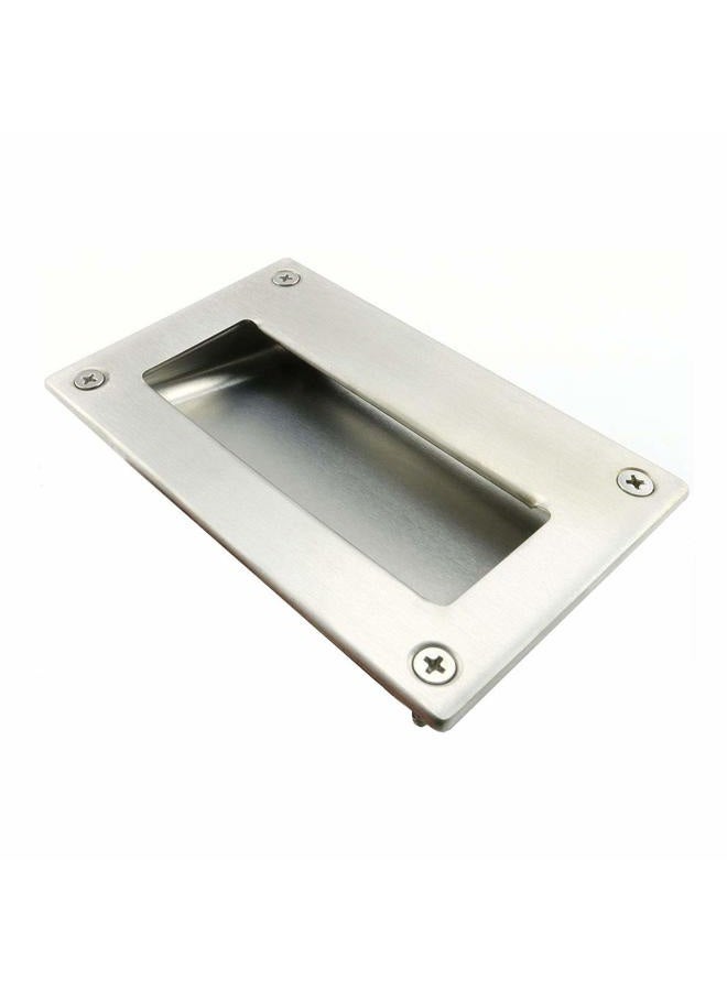 Heyous 2pcs 5x3.2 inch Hidden Recessed Pull Handle Stainless Steel Square Flush Concealed Furniture Handle for Door Drawer Cupboard Cabinet Sliding Door - Image 3