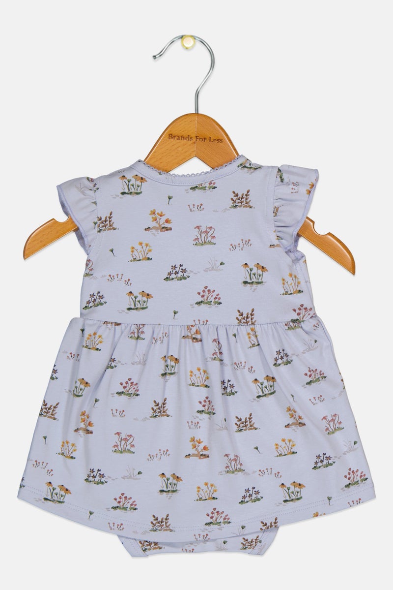 NAME IT Toddlers Girl Floral Print Bodysuit, Multicolor - Image 2