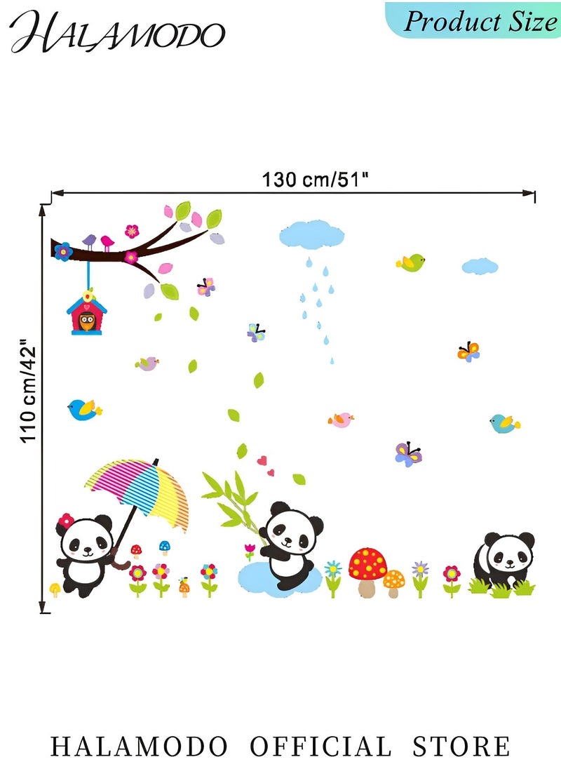 HALAMODO Wall Decals Animal Wall Stickers DIY Removable Home Decoration for Nursery & Bedroom & Classroom & Living Room & Kids Room,12×35inch  - Image 4