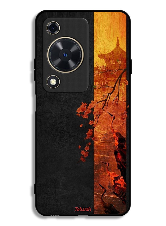 Tolwak Huawei Nova Y72S Protective Case Cover Autumn Colors Art
