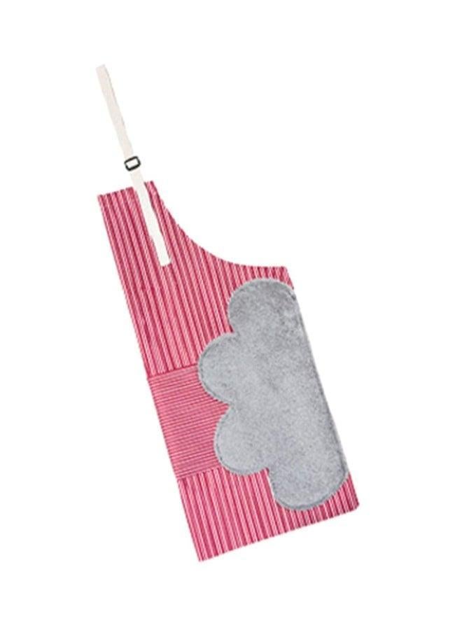Hand Erasable Printed Apron Red/White 70x72cm - Image 1