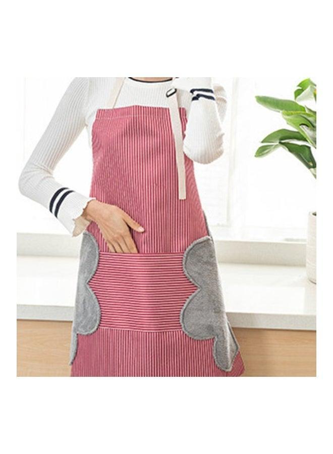 Hand Erasable Printed Apron Red/White 70x72cm - Image 2
