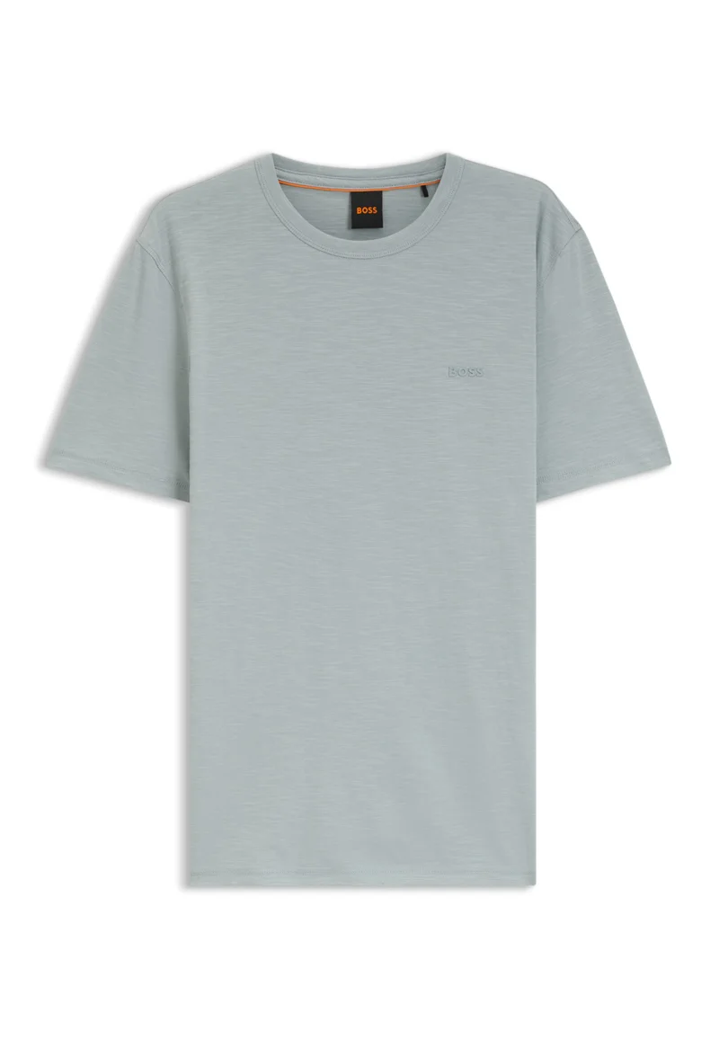 BOSS  Cotton-jersey T-shirt with logo detail for Men | Best Price UAE