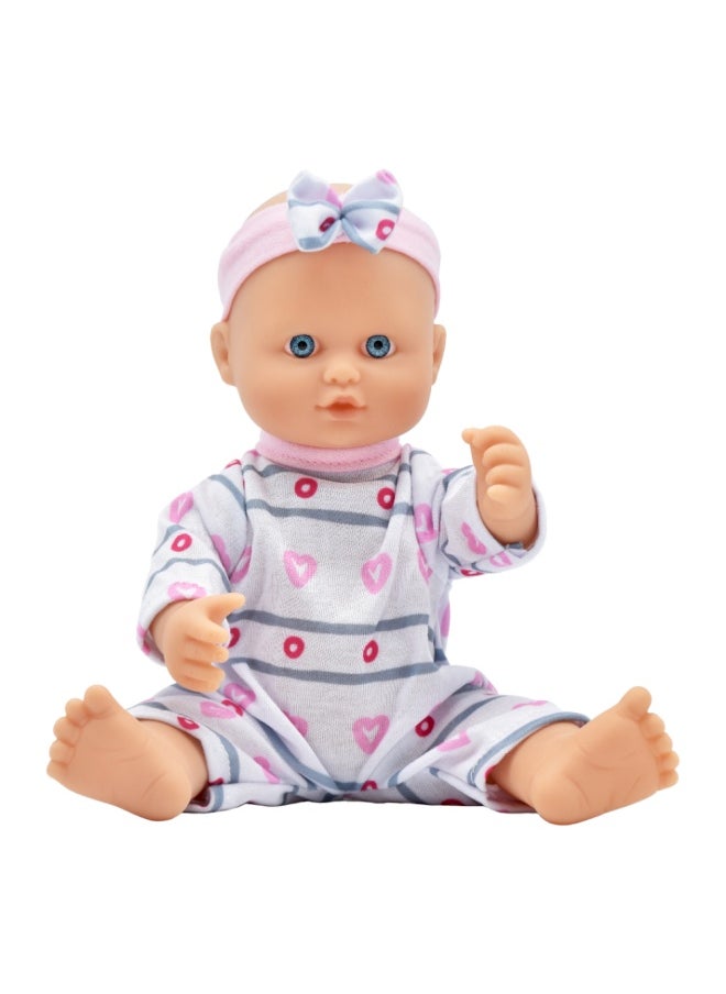 dolls world Little Poppets 10 inch Deluxe Twin Bathable vinyl Doll from Peterkin gift for kids of Age above 10 months  - Image 5