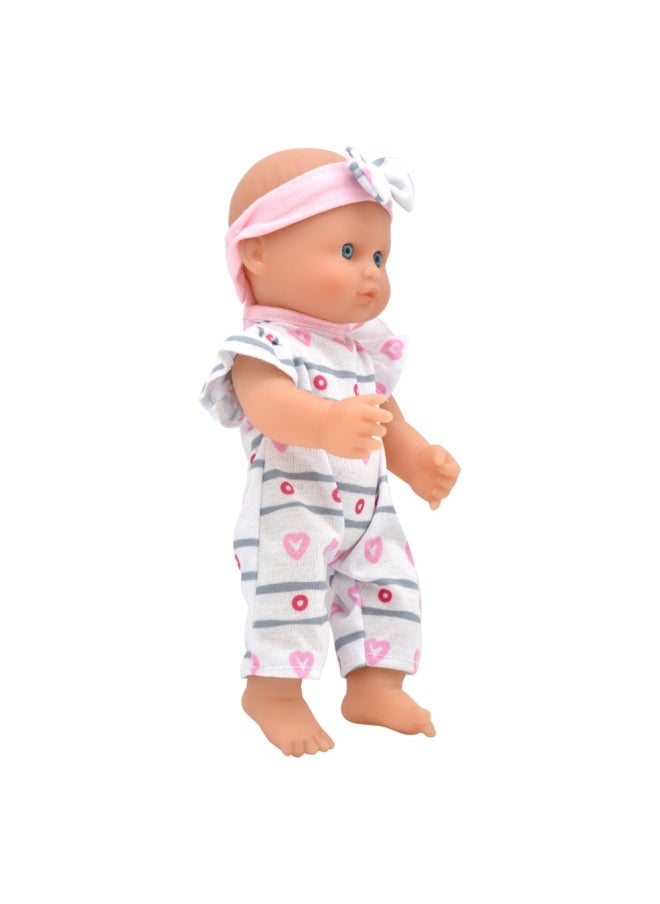 dolls world Little Poppets 10 inch Deluxe Twin Bathable vinyl Doll from Peterkin gift for kids of Age above 10 months  - Image 4