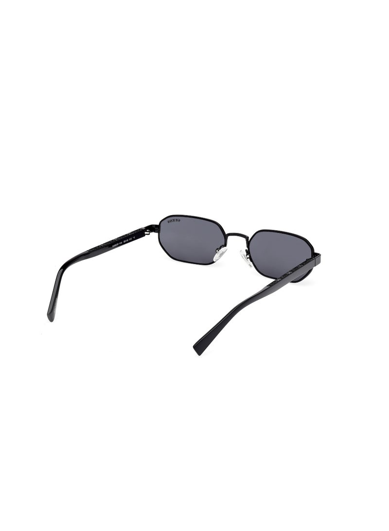 GUESS نظارات شمسية معدنية سوداء غير متماثلة للرجال والنساء من غس - Image 5