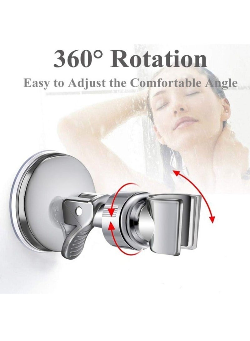 Adjustable Shower Head Holder with Strong Suction Cup – 360° Rotatable and Removable Wall Mount – Flexible Height for Adults, Kids, and Pets – Universal Bathroom Bracket  - Image 4