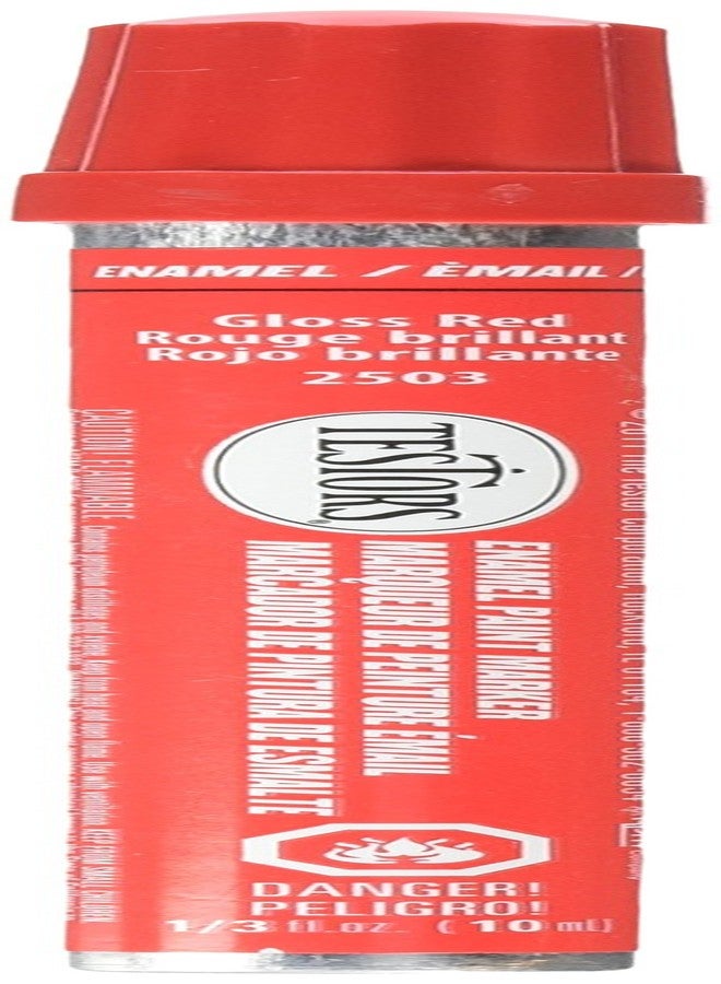 Testors Enamel Paint Marker-Gloss Red, 1 Fl Oz (Pack of 1)