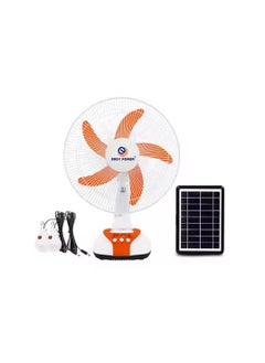 Solar-powered table fan, with a solar panel, and 2 LED lamps, equipped with a giant internal battery and a USB port to charge the phone and various devices - pzsku/Z7C94E328A8750302ED8FZ/45/_/1718194241/9a0f494a-8a06-4228-aa6e-4827d0307ac2