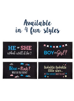 Generic Baby Gender Reveal Balloon Party Supplies Kit with Decorations and Games for He or She Celebration  - Image 5