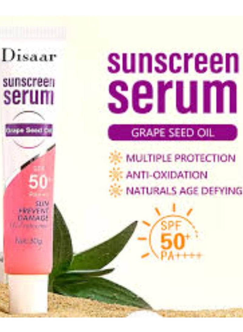 Disaar Sunscreen Serum Grape Seed Oil Spf50+ 30g