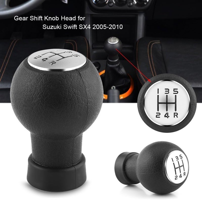 DETACHI Gear Shifter – 5-Speed, Anti-Slip Ball Knob, Glossy Black, Universal (Glossy Black) - Image 5