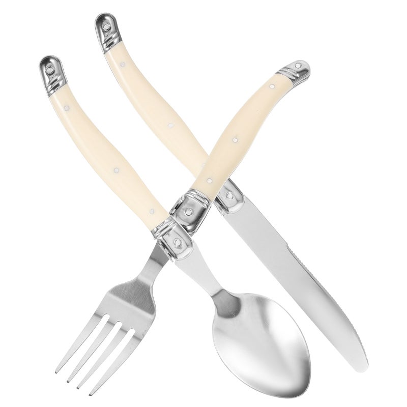 2 Sets Western Flatware Stainless Steel Dinnerware Steak Fork Spoon Cutter for Home Restaurant - Image 5