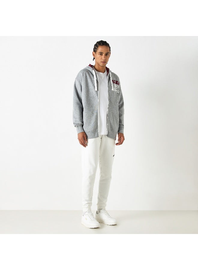 Ecko Unltd. Ecko Logo Print Zip Through Hoodie with Pockets  - Image 2