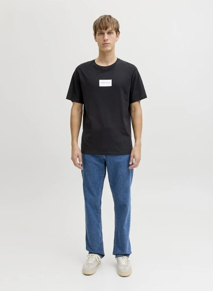JJ Rebel  Logo Regular Fit Crew Neck T-Shirt for Men | Best Price UAE