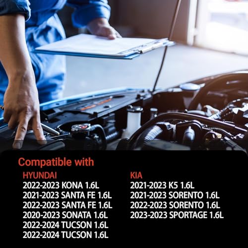 Powkos Spark Plug Set 18875-08085 Compatible with Hyundai ELANTRA 2021-2023 Kia K5 2021-2023 1.6L L4 Engine Replaces 1887508085 4 Piece OEM Factory Direct Fit Ignition Parts (4 Pack) - Image 3