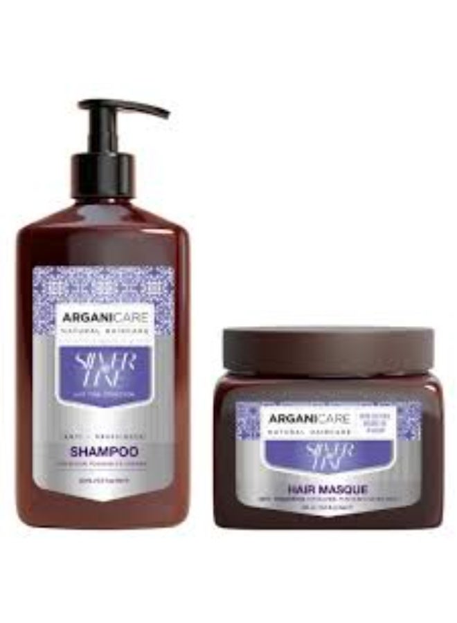 Arganicare Silver Line Shampooo 400ml - Image 2