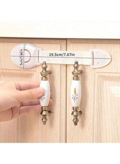 Generic Multi-Functional Child Safety Fridge Lock, Drawer Lock, Adjustable Flexible Strap, Safety Lock for Drawers and Cabinets, 10 Pieces, Random Color  - Image 4