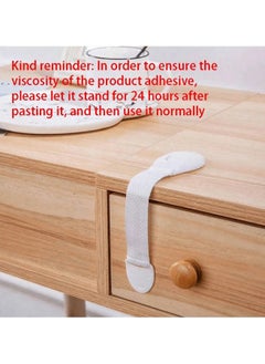 Generic Multi-Functional Child Safety Fridge Lock, Drawer Lock, Adjustable Flexible Strap, Safety Lock for Drawers and Cabinets, 10 Pieces, Random Color  - Image 5